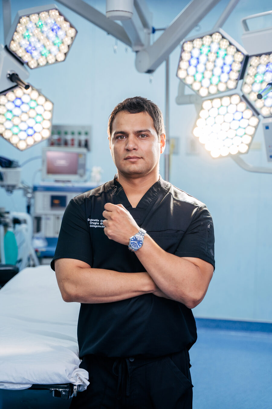 The doctor in the operating room